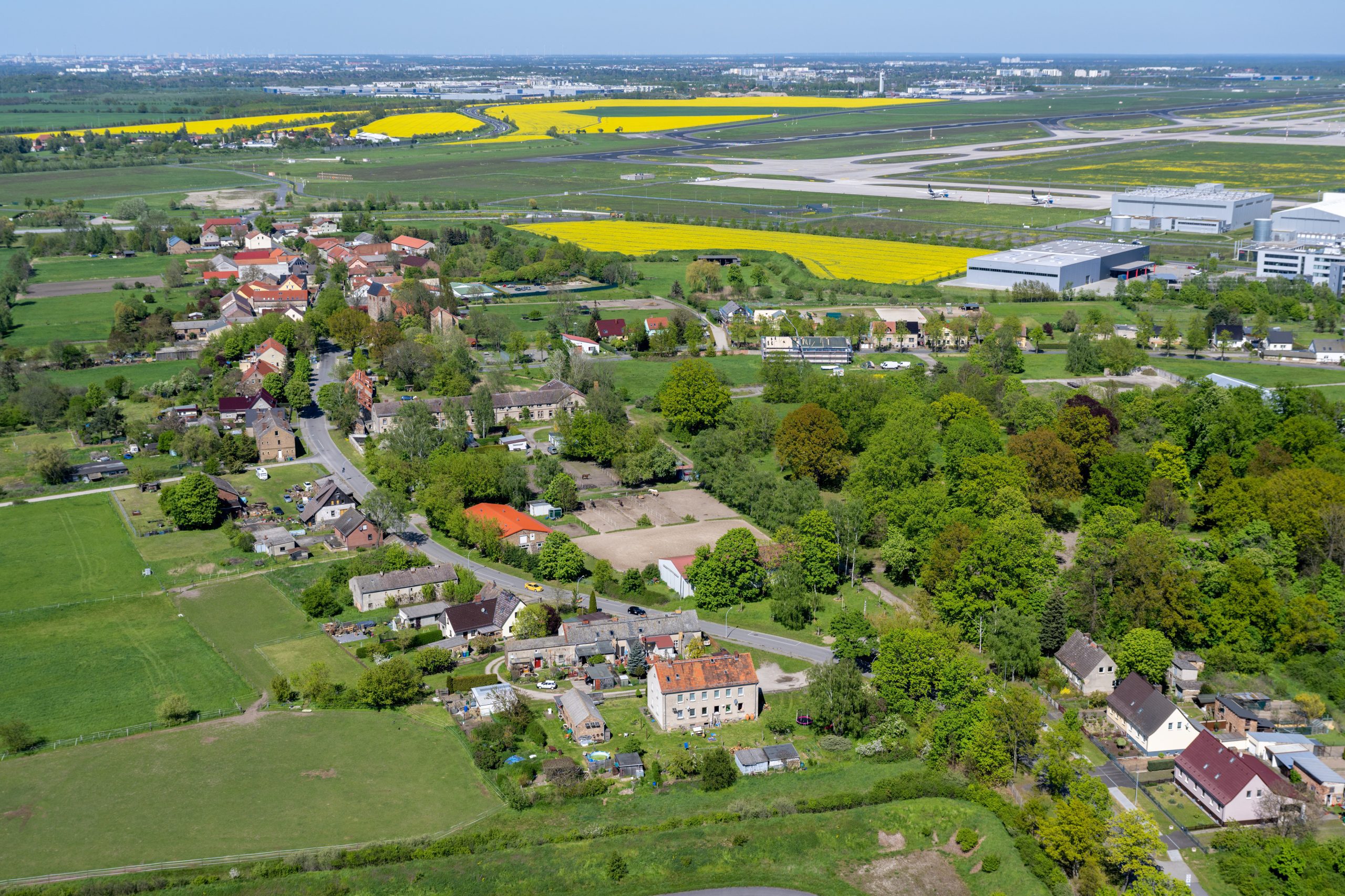 Luftbildflug rund um den Flughafen BER am 8. und 9. Mai 2023