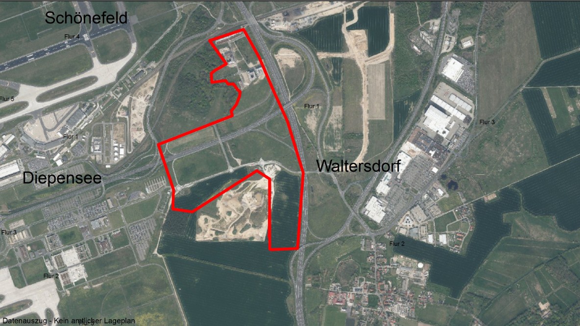 Luftbild Airport-City und Gatelands-Businesspark